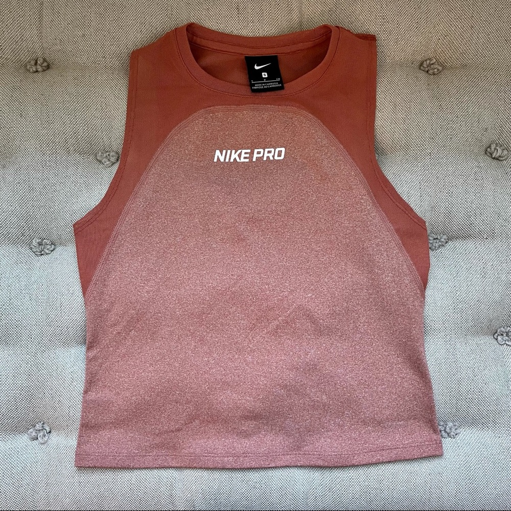 Nike Pro Mesh Back Training Top | Size Small